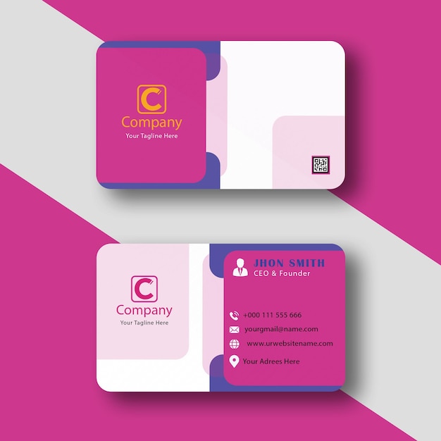 Business card template