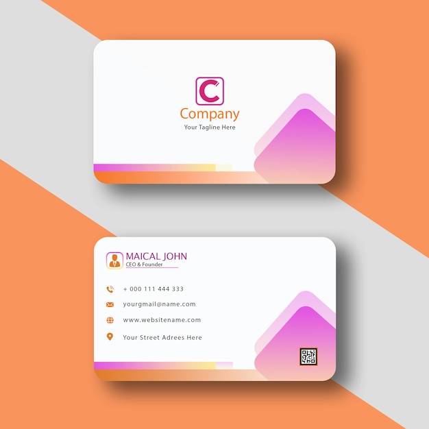 Business card template