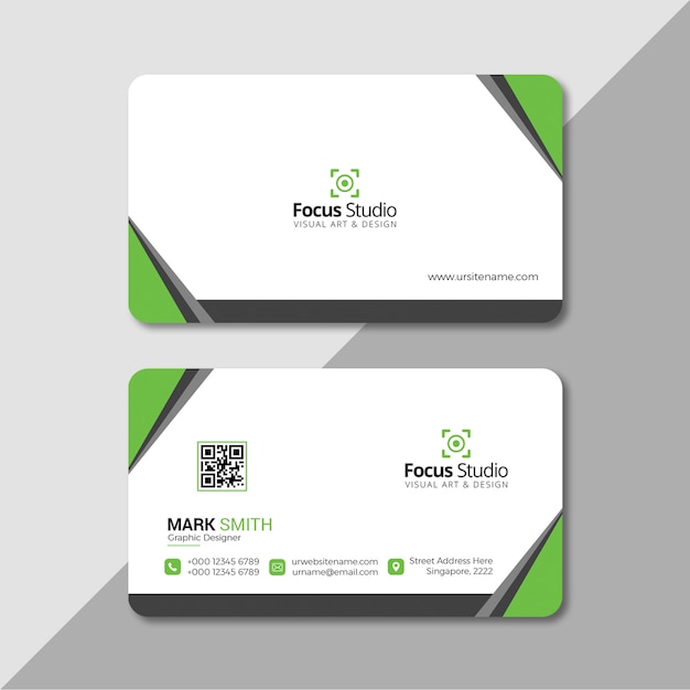 PSD business card template 