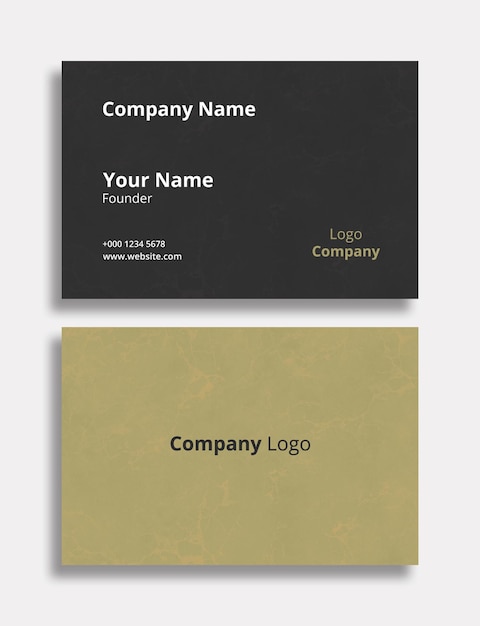 PSD business card template