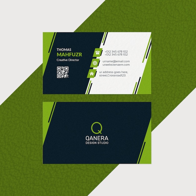 Business card template