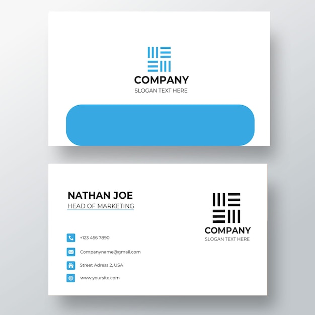 PSD business card template