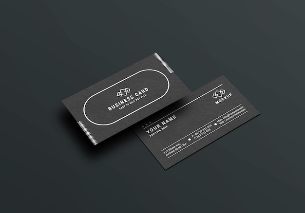 Business card that says business card on it