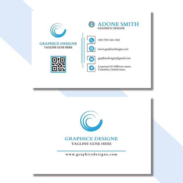 PSD business card