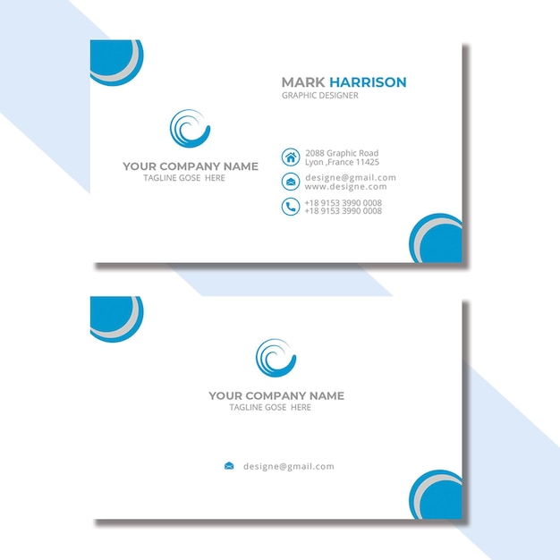 PSD business card