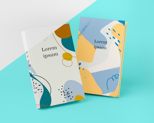 Business concept books mock-up