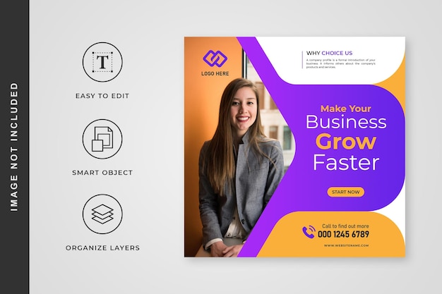 Business Corporate Social Media Post Template