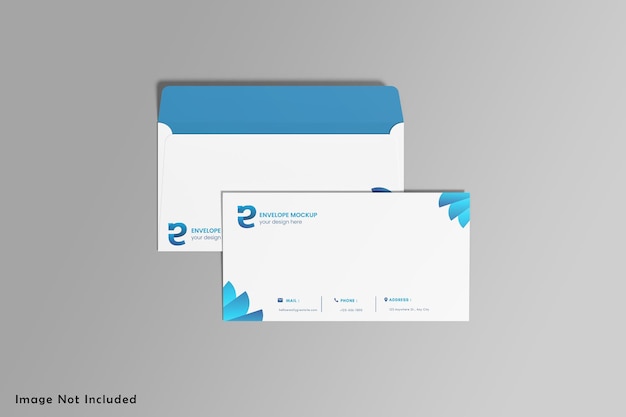 Business envelope mockup