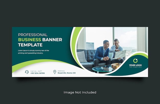 Business facebook cover banner template