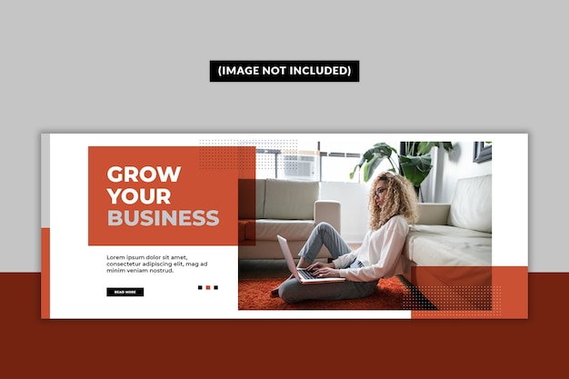 PSD business facebook cover page template