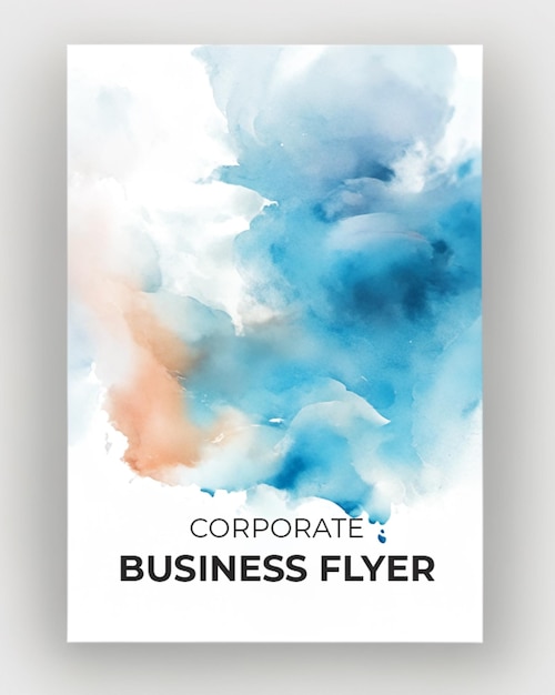 Business flyer mockup design template