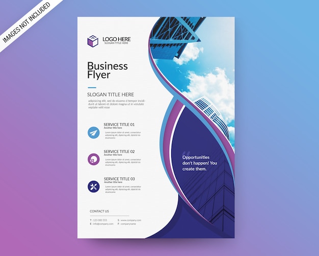 Business flyer template