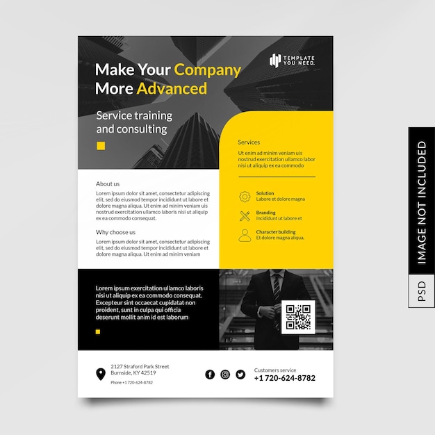 Business flyer template