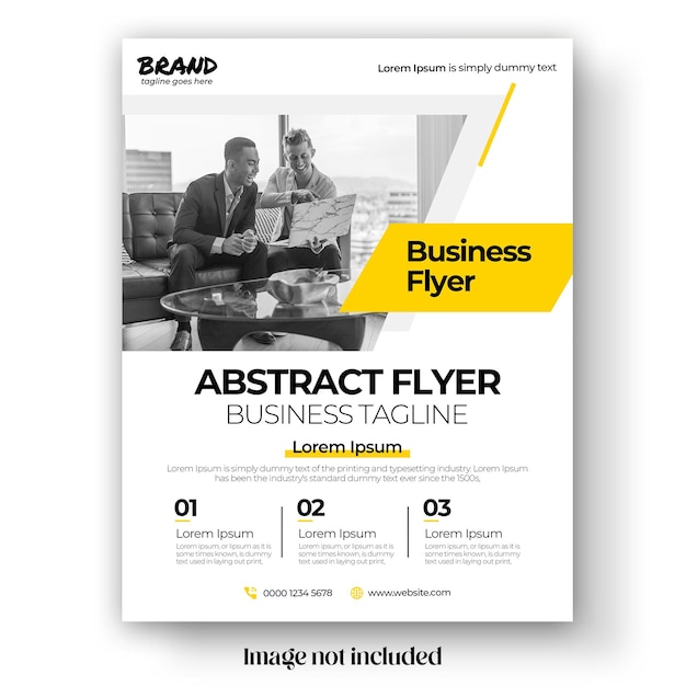 PSD business flyer template