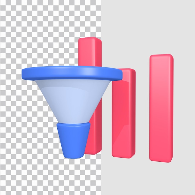 business graphic filter 3d icon