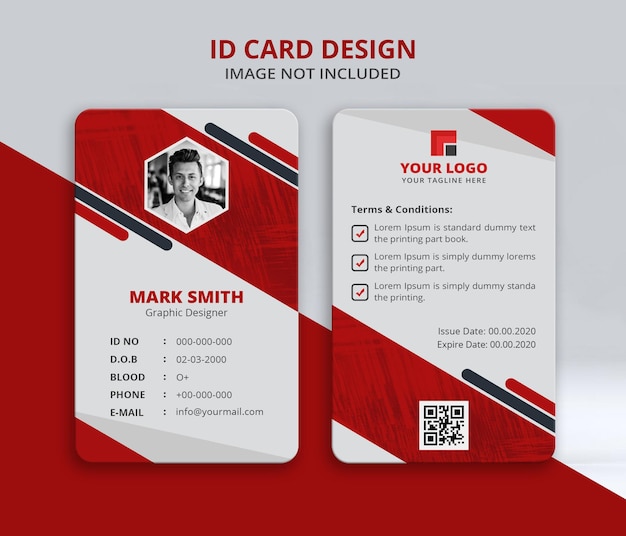 Business id card template