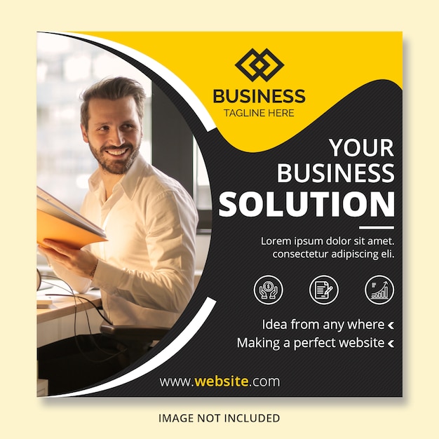 Business instagram post banners