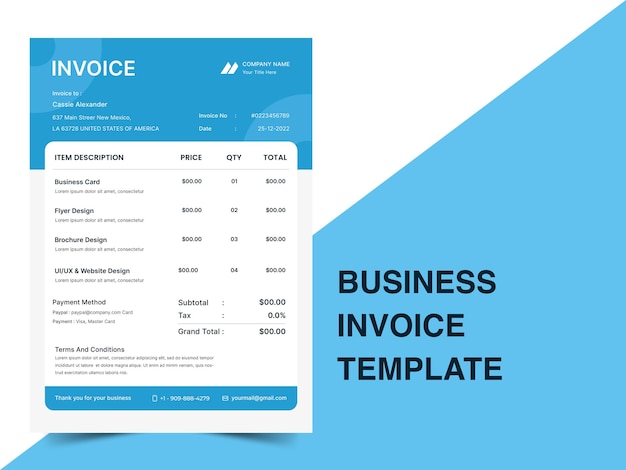 Business Invoice Template