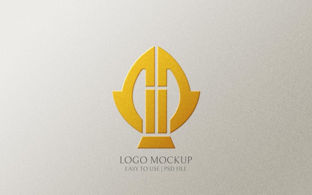 Business logo gold paper texture