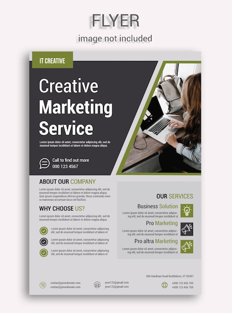 PSD business marketing flyer