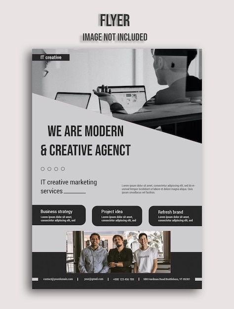 PSD business marketing flyer