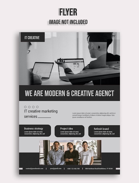 PSD business marketing flyer