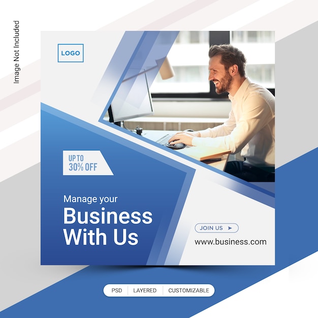 Business post template   