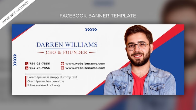 Business promotion and corporate facebook cover template Premium Psd