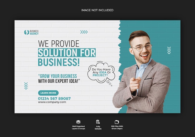 Business promotion and corporate Instagram story banner template design