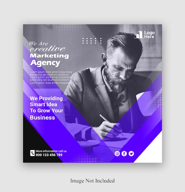 PSD business social media post design