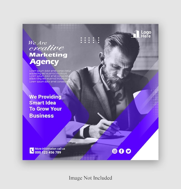 PSD business social media post design