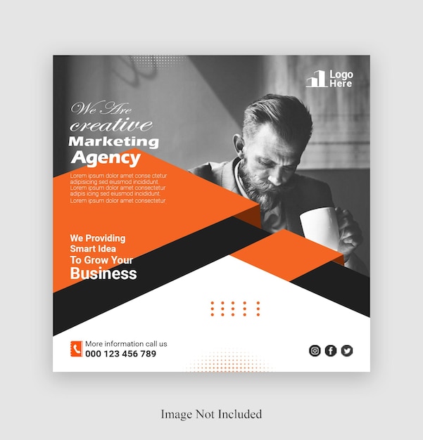 PSD business social media post design