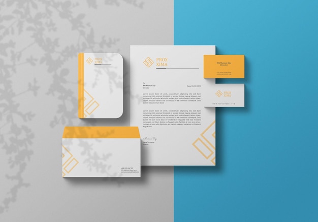 Business Stationery Set Mockup