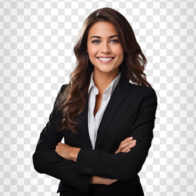 Businesswoman on transparency background PSD