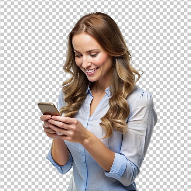 businesswoman using mobile phone