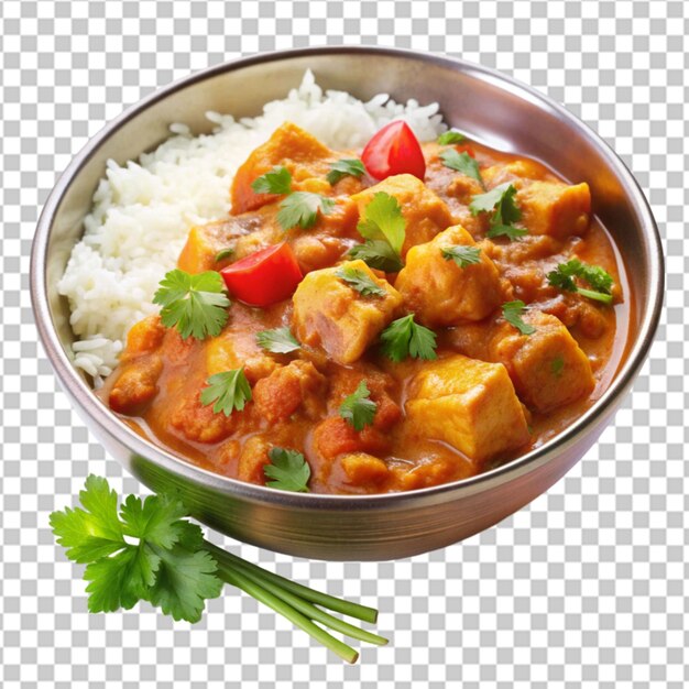 PSD butter chicken transparent background png