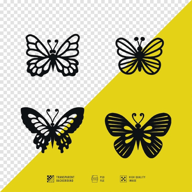 butterfly clip art images without background hd quality