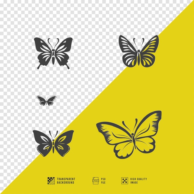 butterfly clip art images without background hd quality