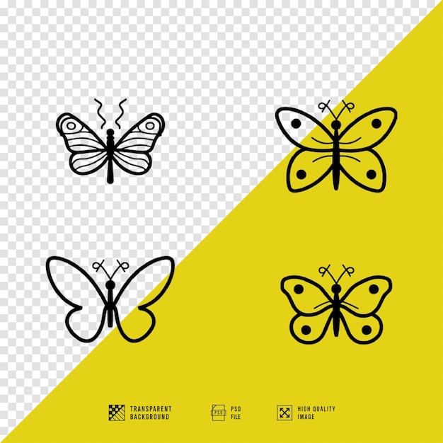 butterfly clip art images without background hd quality