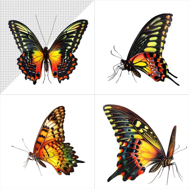 Butterfly Illustration Pack without Background