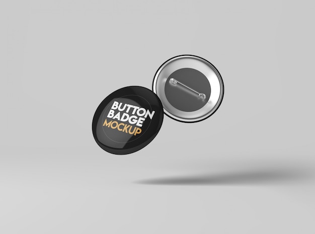 Button Badge Mockup