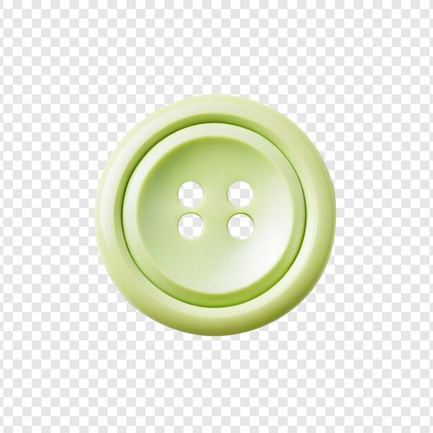 Button isolated on transparent background