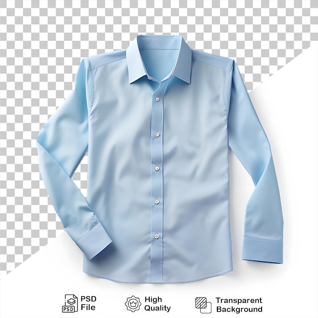 button shirt mockup isolated on transparent background include png file