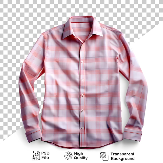 button shirt mockup isolated on transparent background include png file