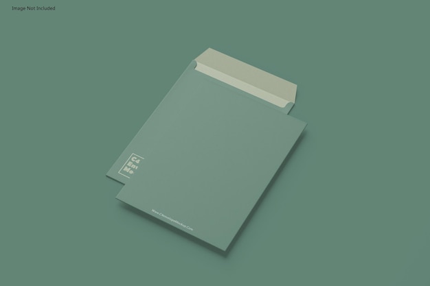 C4 Envelope mockup