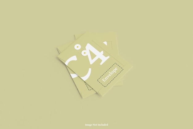 C4 envelope mockup