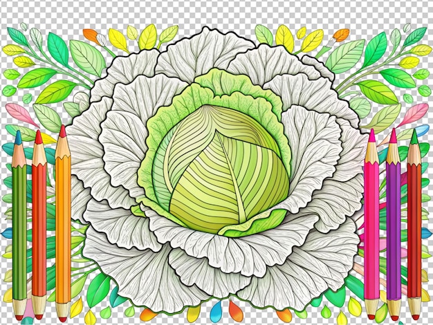 PSD cabbage art