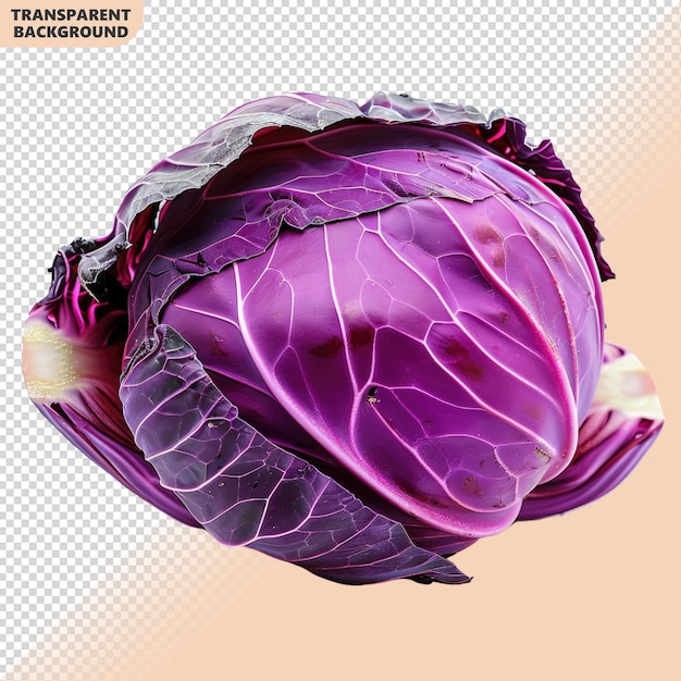 Cabbage isolated on transparent background