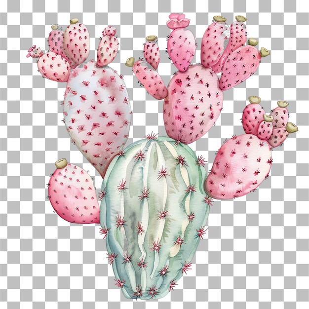 cactus watercolor