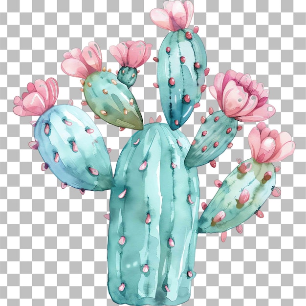 cactus watercolor